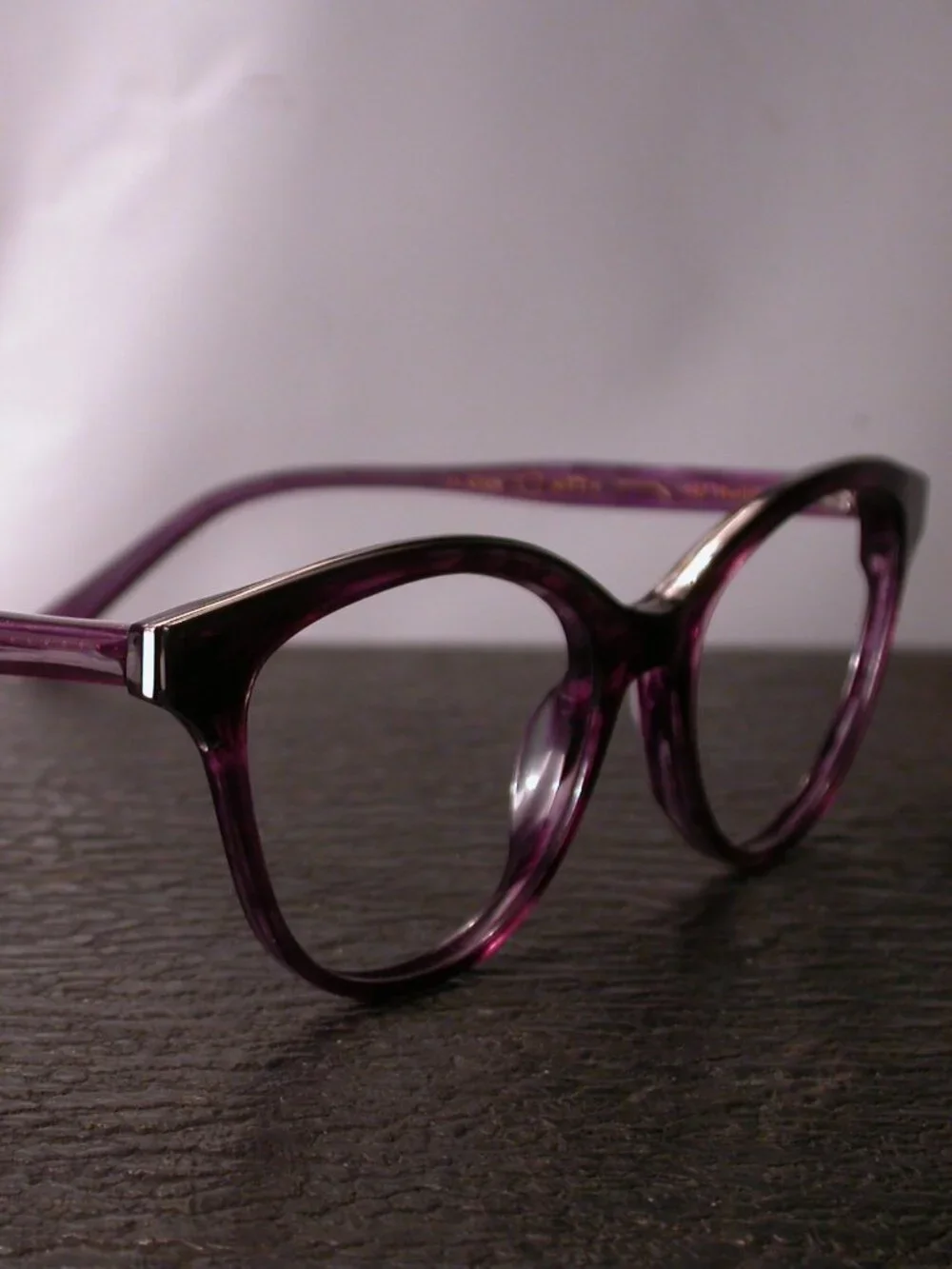 Erkers Craft Optical Purple Clear Fashion Eyeglasses Frames